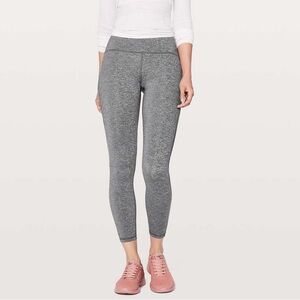 EUC Lululemon Train Times 7/8 Pant *25" | Sz 2 | Heathered Black